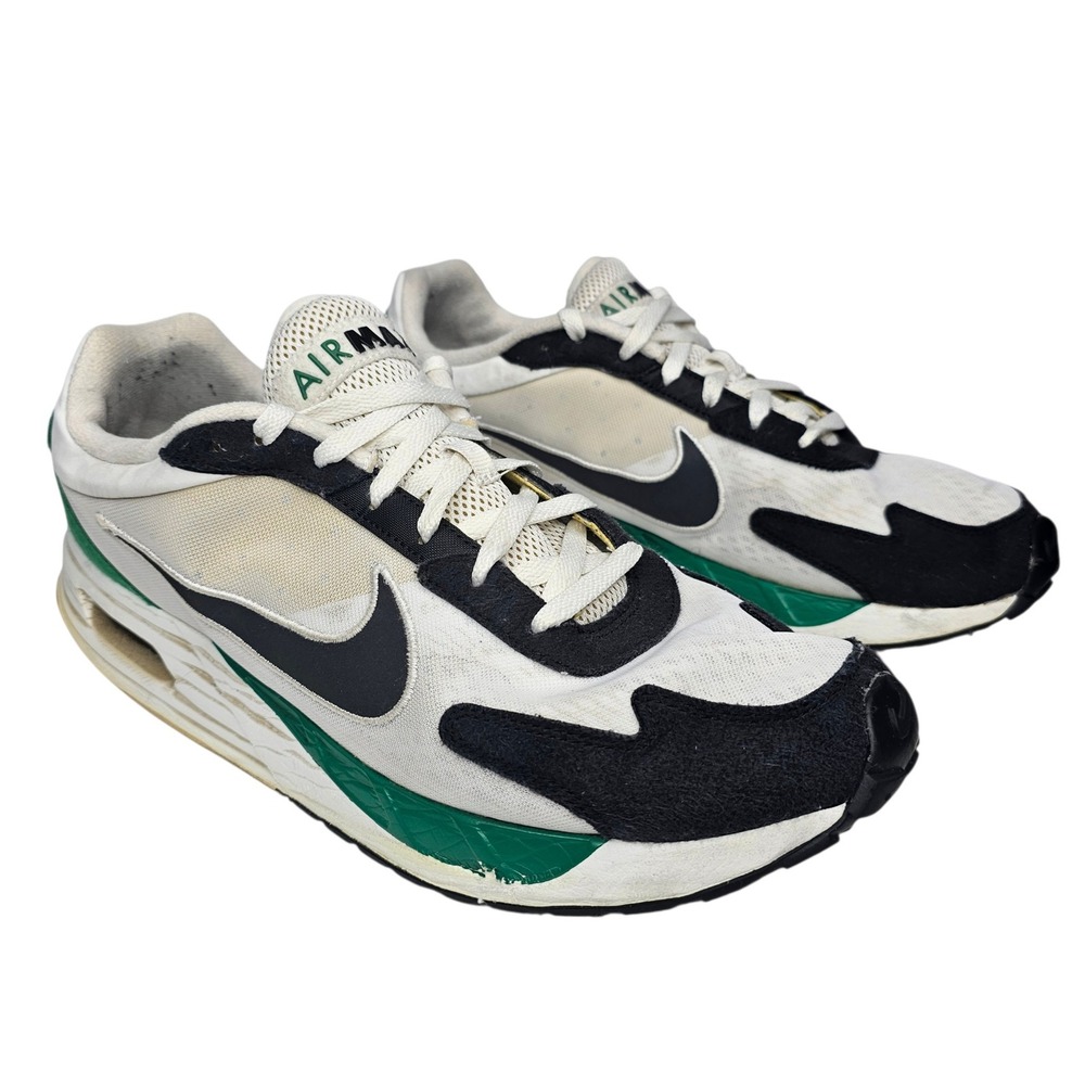 Nike Air Max Solo Mens 14 White Black Pine Green Running Shoes DX3666-102